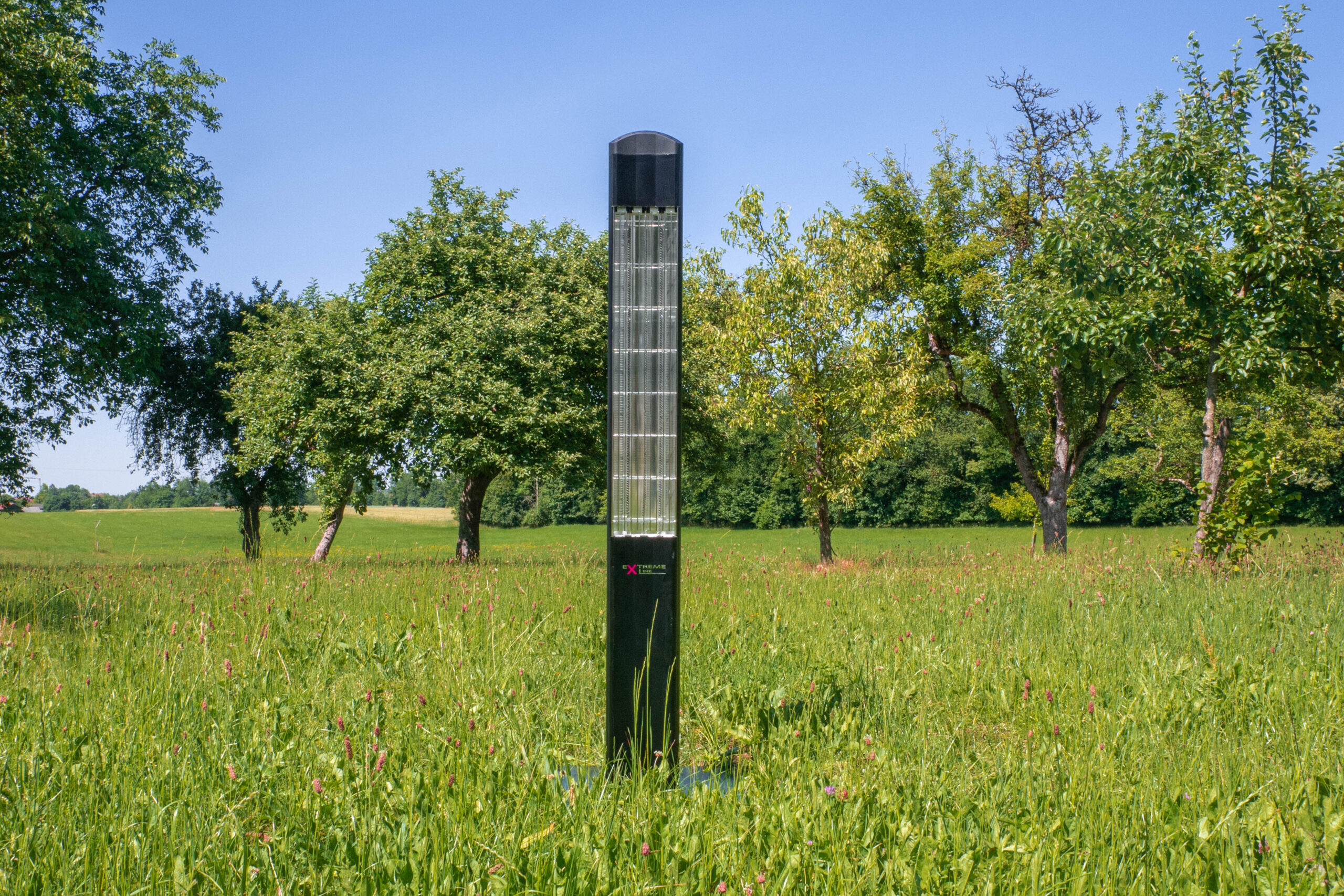 Anwendungsbeispiel HeatTower für kühle Abende im Sommer und für vieles mehr