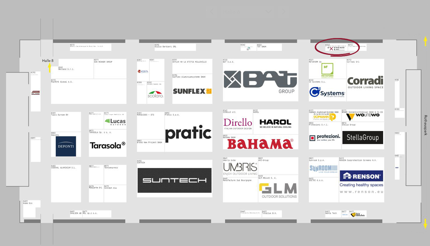 Messeplan Halle 6 R+T