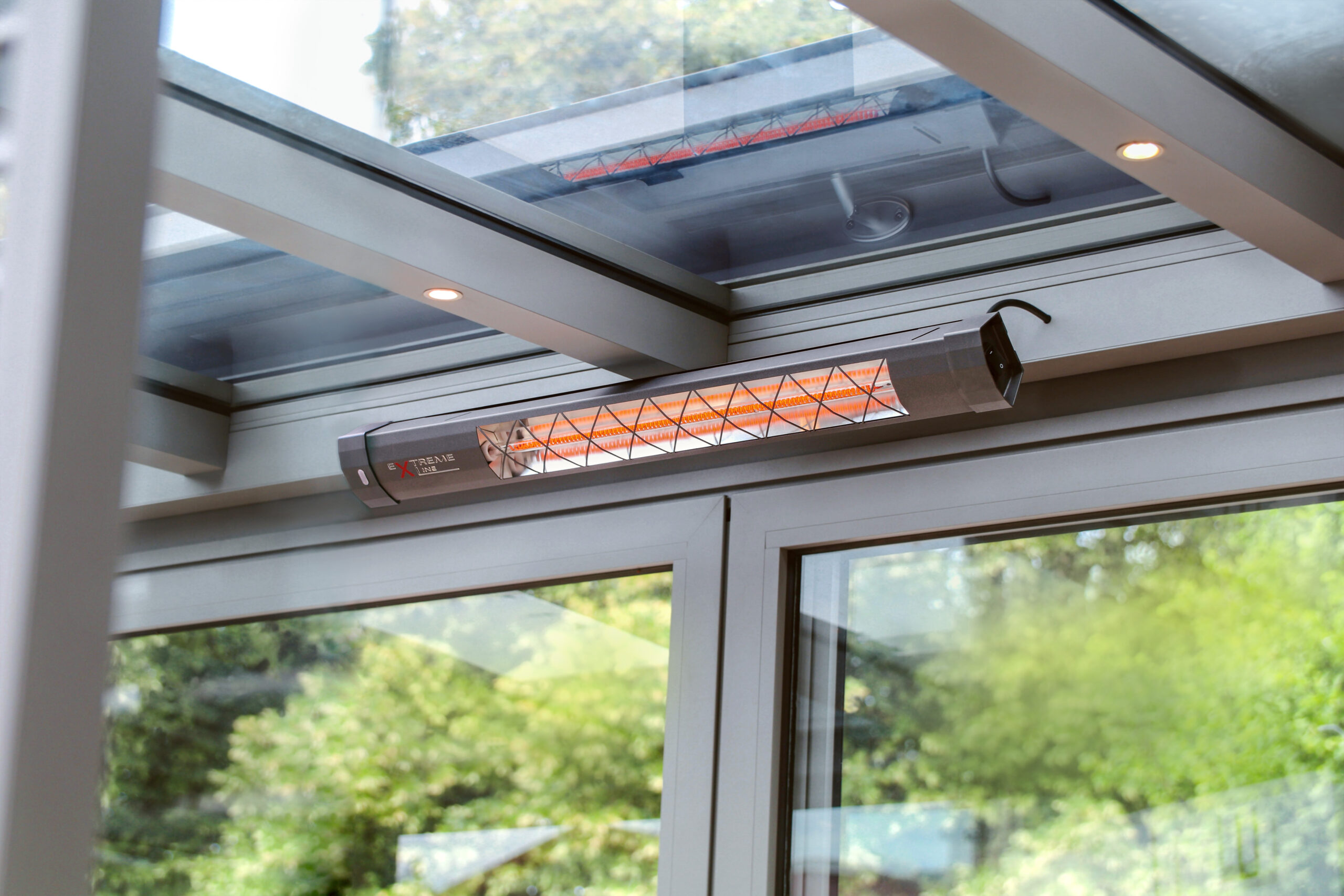 HeatFlare, der Infrarotheizstrahler für Terrassendächer