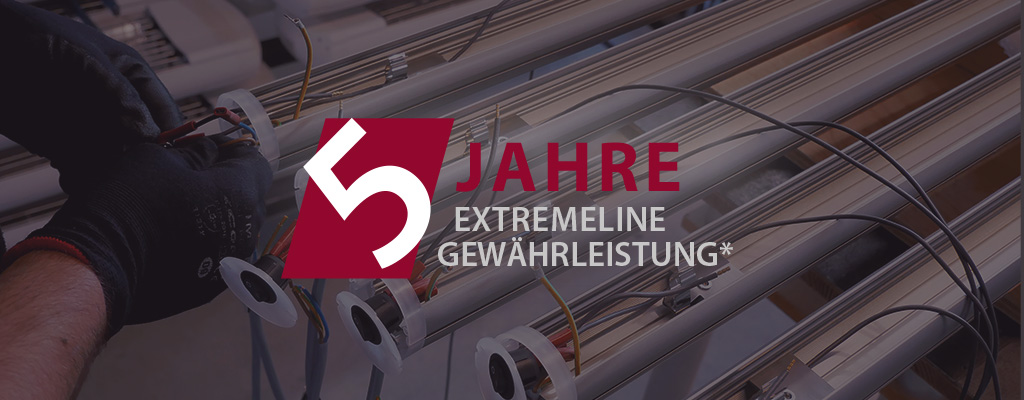 5Jahre Gewährleistung bei einer Premium Fachpartnerschaft