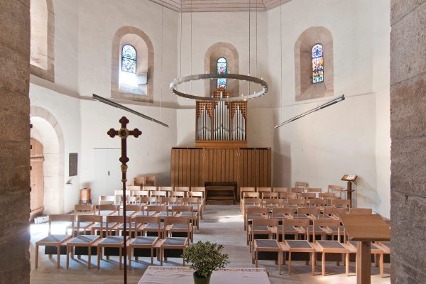 @ Achatiuskapelle Grünsfeld, DE HeatTube in der Achatiuskapelle Grünsfeld